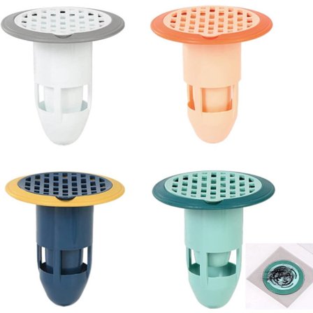 Fyra-delars anti-igensättnings duschbrunnsset med avtagbar anti-återflödesventil