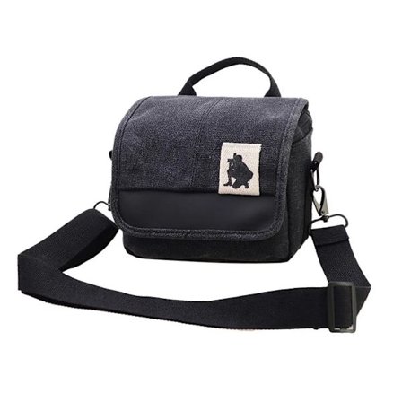 Canvas Kameraväska Fodral kompatibel med Canon EOS M10 M6 M5 SX60 SX50 SX30 SX510 1100D 1200D 1300D 450D 500D 600D 550D 18-55mm objektiv—max