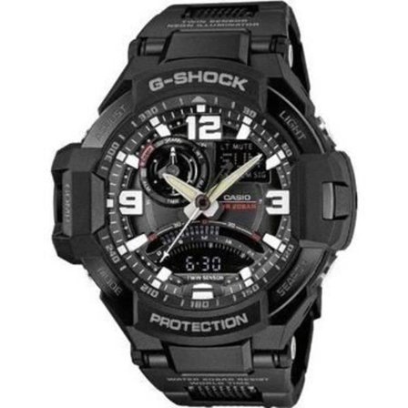 Ur - Casio - G-Shock Premium GA-1000FC-1A - Sort - Resin - Vandtæthed 20 Atm