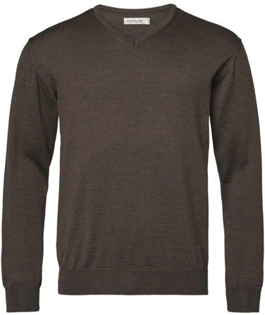 Chevalier Aston Pullover Men Leather Brown