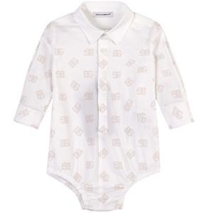 Kids - Dolce & Gabbana Branded Shirt Body White 12-18 Months - All in ones - 12-18 months - White