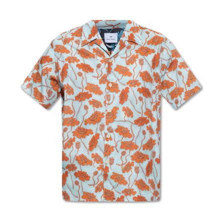 PS By Paul Smith Short-sleeved shirt Blå, Herre Skjorter