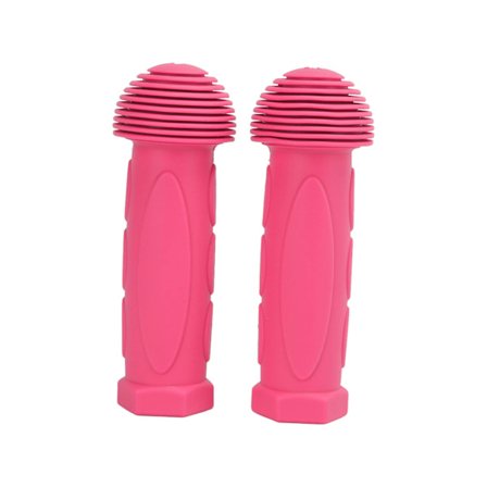 1 Par Mini Barnesykkel Styregrep Gummi Høy Styrke Sykkelgrep for Barn Balansesykkel Rose