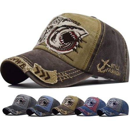 Herr Distressed Baseball Cap Snapback Trucker Hat Utomhus Sport Cap Unisex Snapback Vintage Trucker Cap,Khaki