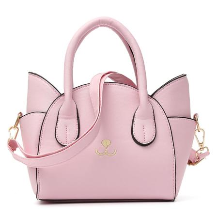 Us Women Cat Handväska Läder Axelväska Lady Crossbody