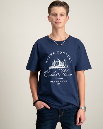 RYVLS Paris Tee Blau T-Shirts Jungen - Kids Brand Store