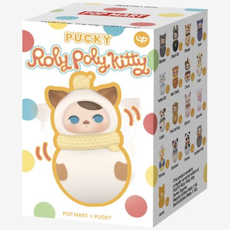 Pop Mart PUCKY – Roly-Poly Kitty Series Figures blind box