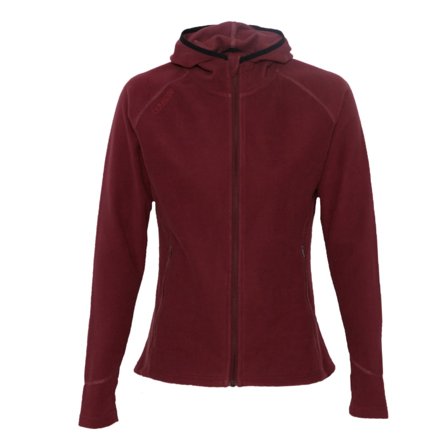 Dobsom Women's Fargo Fleece Jacket Women Mid layer tops Red 38