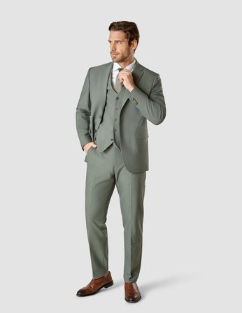 Shaping New Tomorrow - Essential Suit - Green Melange - Male - Size