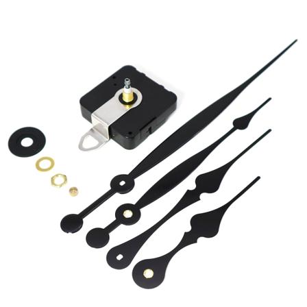 Silent Quartz Clock Movement 2 par langakset og kortakset klokkemekanisme