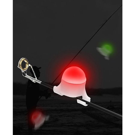 8 kpl Heittovapa Elektroninen Salama Väri Vaihda Muistutus Kalastushälytin Kalastuskellot Älykäs Punainen Valo Kun Kiinteä, Vihreä Valo Kun Hälytys