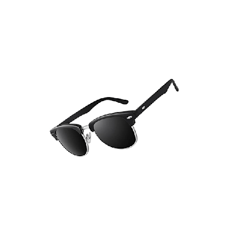 Polaroid-aurinkolasit miehille ja naisille, retroklassiset puolikehykset