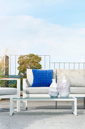 Jotex - Sofabord 60x118 Cm White - PAROS - Kjøp Sofabord til uterommet hos Jotex