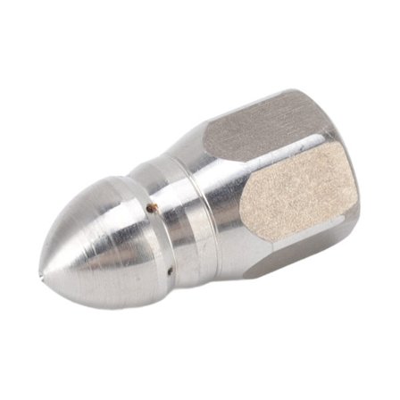 Korkeapaineinen ruostumattomasta teräksestä valmistettu viemärin suihkusuutin teollisuusputkien puhdistukseen G1/4 kierre