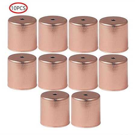 10 Små Ljuslyktor Koppar Metall Te Ljusvaxbrickor