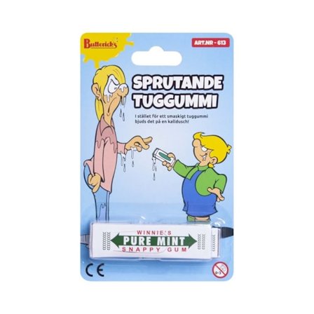 Buttericks sprøjtende tyggegummi
