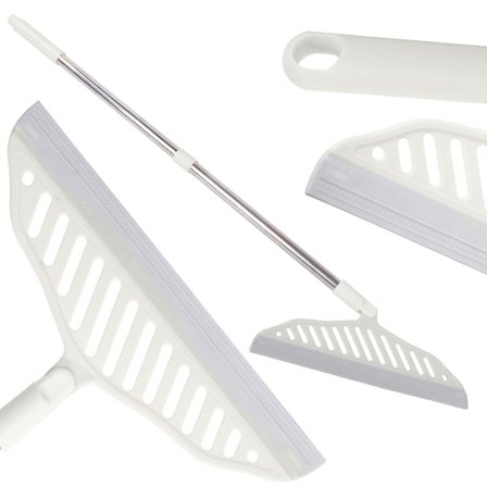 Vattenskrapa golv fönsterglas spegel kvast dammmopp