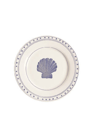 Pick A Poppy Shell Tallrik - 28 Cm Glas & porslin