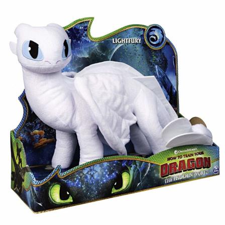 Dreamworks Dragons Lightfury Dragon Deluxe Plush Figure 36cm