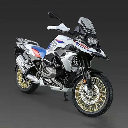 1/9 R1250 GS ADV Legering Racing Motorcykel Diecasts Street Sport Motorcykel Modell Simulering Med Ljus Samling Leksaker Presenter Barn