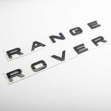 3D ABS Logo Range Rover Bokstaver Emblem Klistremerke Bil Front Pansermerke For Range Rover Sport Evoque L322 L320 L406 P38 Tilbehør