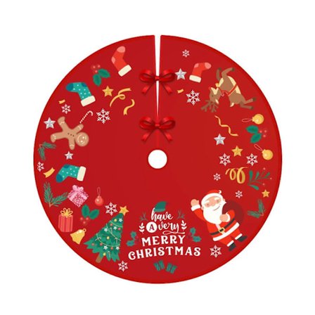 Julgransmatta Basöverdrag Julgransmatta Diameter 90cm Varm Jul