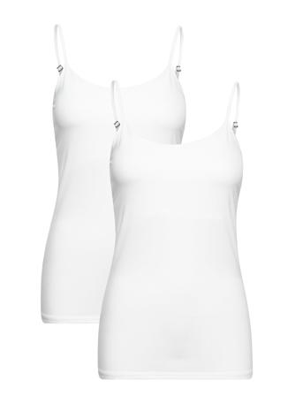 Visurface Strap Top New 2-Pack T-shirts & Tops Sleeveless Vit Vila