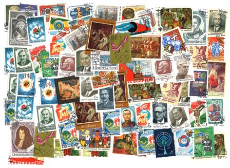 Sovjetunionen - Papirfri kilovare - 100 g