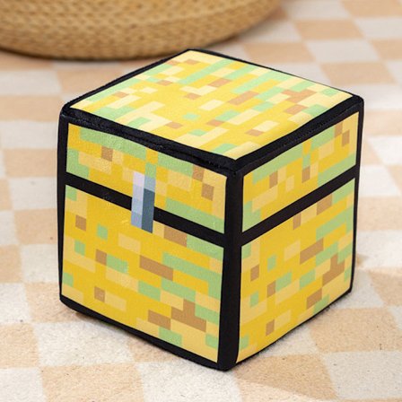 Minecraft block plyschkudde/spel perifer svamp block box TNT plyschleksak 20cm