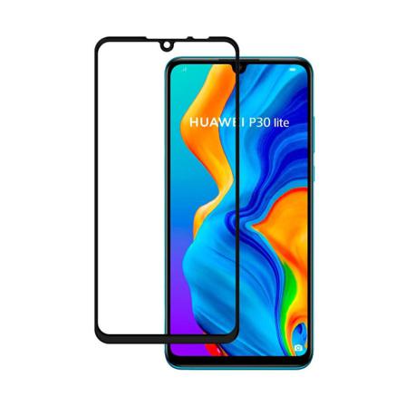 Skärmskydd Huawei P30 Lite - 3d Härdat Glas Svart (miljö) Svart