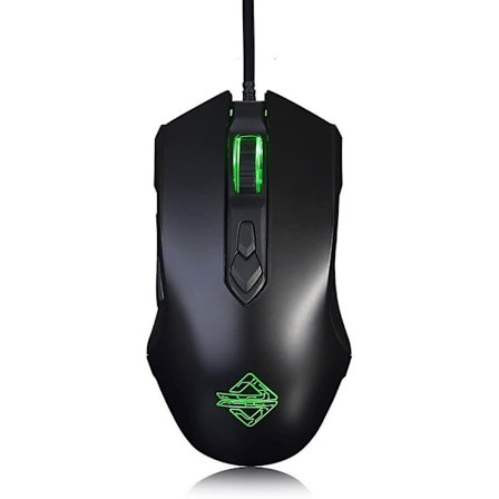 Aj52 Watcher RGB Gaming Mus, Programmerbar 7 Knapper, Ergonomisk LED Baggrundsbelyst USB Gamer Mus Computer Bærbar PC, Til Windows Mac OS Linux, Sort