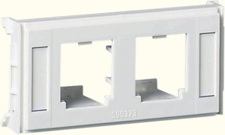Schneider Electric 5971737 Monteringsbrikke sentral dekkplate, 1 modul, Datamaskin & surfing