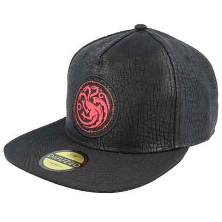 Difuzed - Svart snapback Keps - Game of Thrones House Of The Dragon Black Snapback @ Hatstore