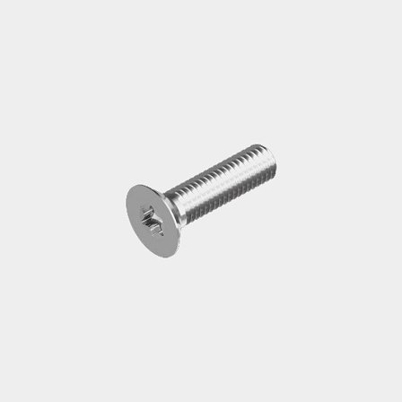 Countersunk head machine screw, Torx, stainless acid-resistant steel (A4 / AISI 316, marine grade), M6 x 40 mm, 5-pack