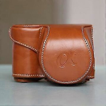 Crazy Horse Full Body Beskyttende Kamera Læder Taske til Sony Alpha A6300/A6000