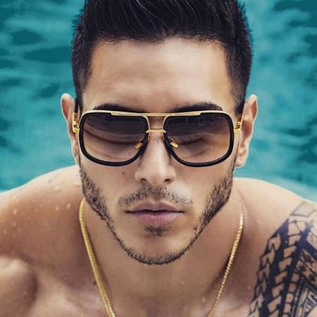 Frame Gradient Sunglasses Vintage Square Shades Women Sun Glasses Uv400