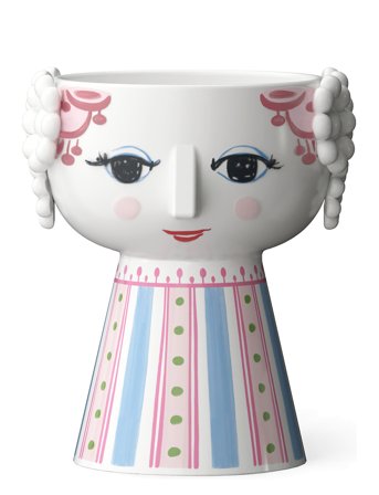 Eva Lysestage H9.5 Cm Pink Pink Bjørn Wiinblad