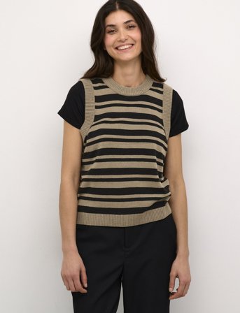 Culture Cubay Vest - Beige - S