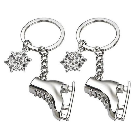 /EA/2kpl Ihastuttavat Talviurheiluluistimet Muotoillut Avaimenperät Riipukset Tw