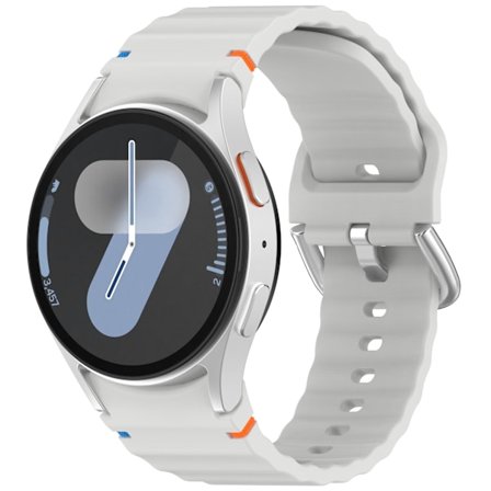 Samsung Watch 7 Wave Strap - Silverspänne (blekningsbeständig)