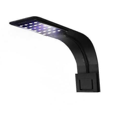 Akvarium Lys LED Lampe Hvit og Blå Nano Clip-on Belysning For Fisk Planter 23-50cm-svart-FPJ23