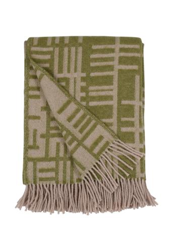 Pickepin Blanket Home Textiles Cushions & Blankets Blankets & Throws Vihreä Almedahls