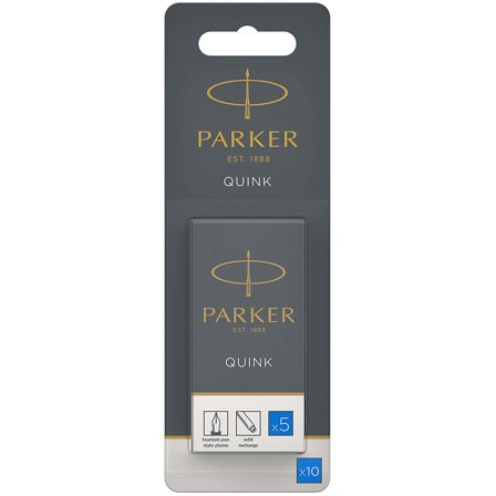 Parker Quink Stylo-plumepatroner 10-pack Blue