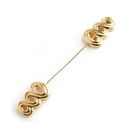 Givenchy Pre-owned length pin Gul, Dame Vintage Smykker, Størrelse: ONE Size