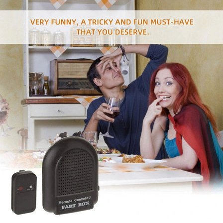 Fjärrkontroll elektronisk maskin, rolig tricklåda med pruttljud