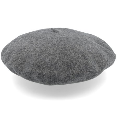 Kangol - Kg Modelaine Dark Flannel Beret Traditionalbeanie Grey Hat - @ Hatstore