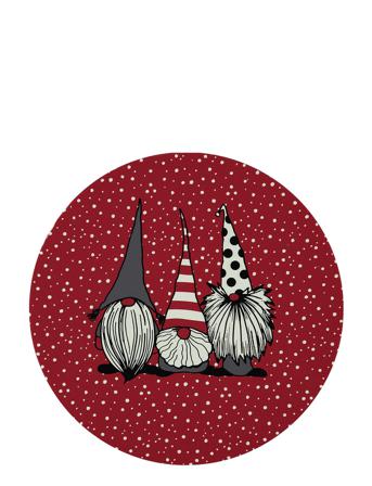 Place Mat Santa Home Decoration Christmas Decoration Christmas Accessories Punainen Noble House