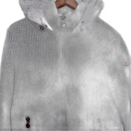 Grå cardigan jacka från Moncler