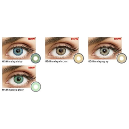 Färgade Linser – Himalaya Series – 12 Månader – Himalaya Blue