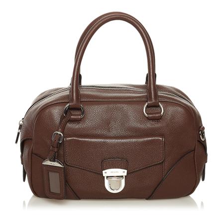 Prada Vintage - Vintage Väskor - Brun - Dam - Storlek: One Size, Dam, Storlek: ONE SIZE